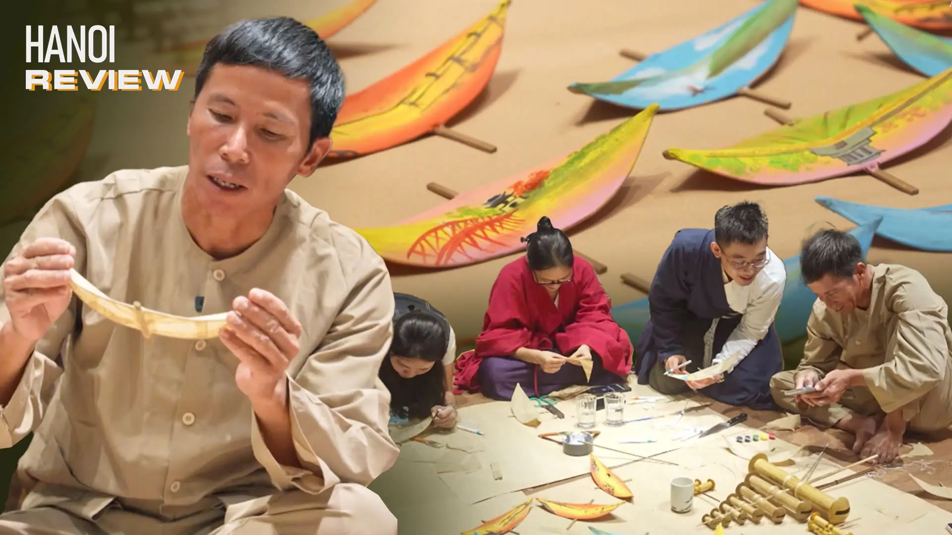 Trải nghiệm tự tay sáng tạo diều giấy dó truyền thống | HANOI Review | 19/09/2025